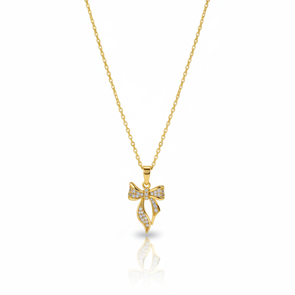 Diamondbow Pendant with Neck Chain