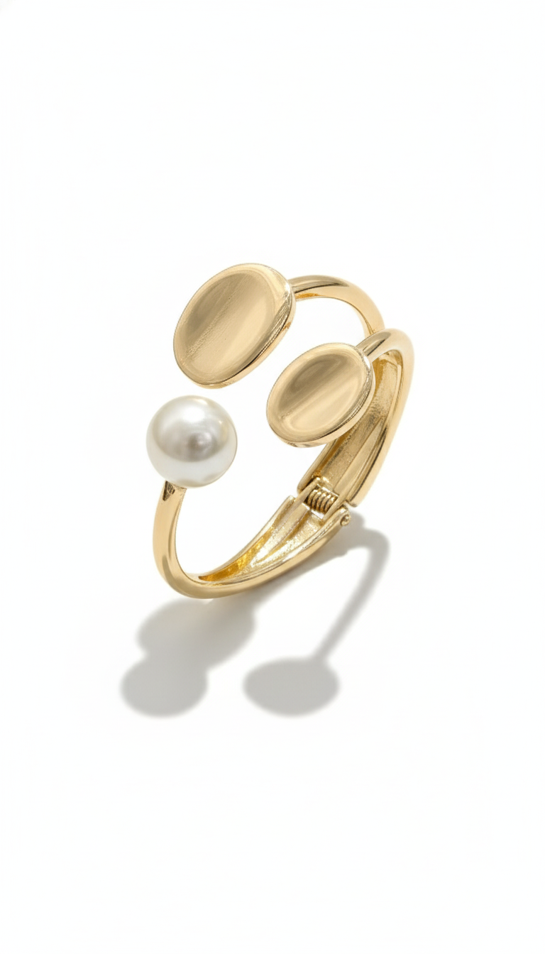Orbit Pearl Cuff