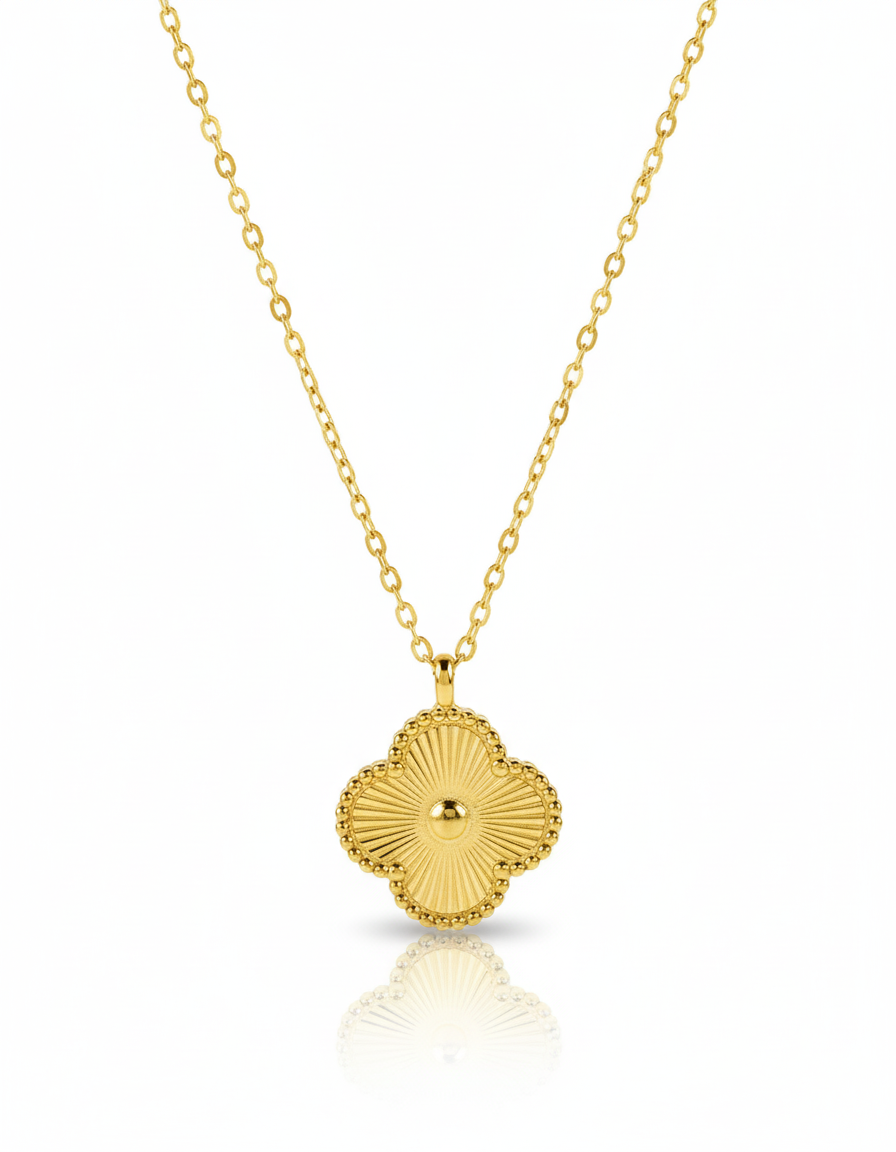 Gold Flower Pendant