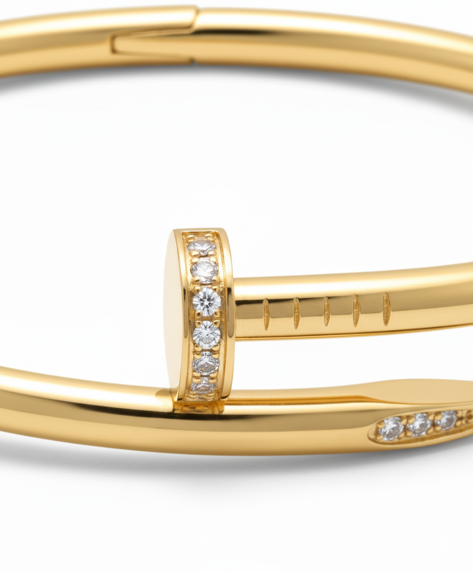 Nail Diamond Bracelet Kada