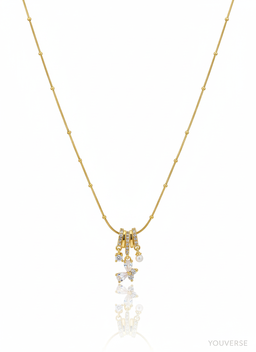 Crystal Cluster Charm Pendant