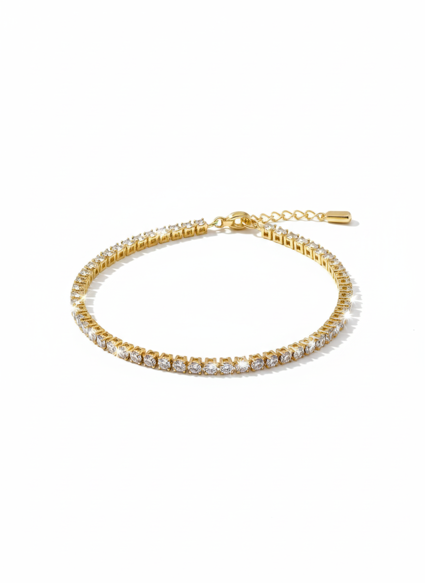 Radiant Chain Line Bracelet