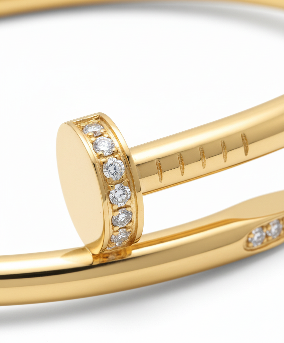 Nail Diamond Bracelet Kada