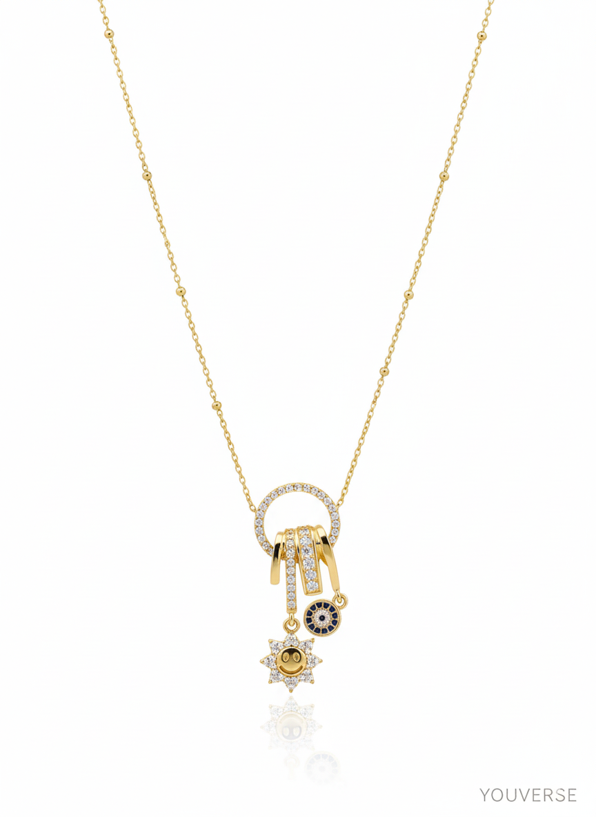 Smiley Charm Pendant