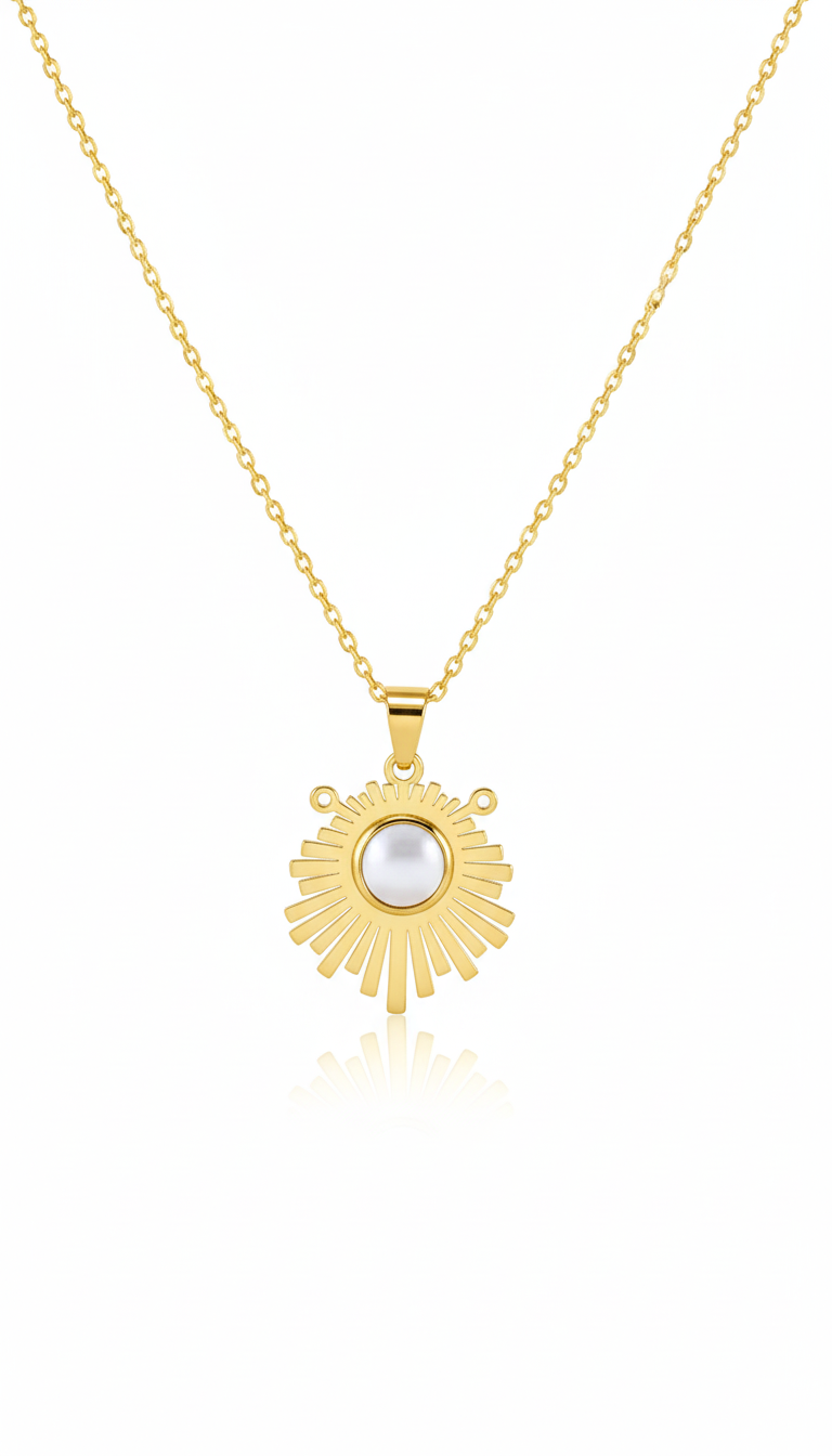 Sunray with white bead