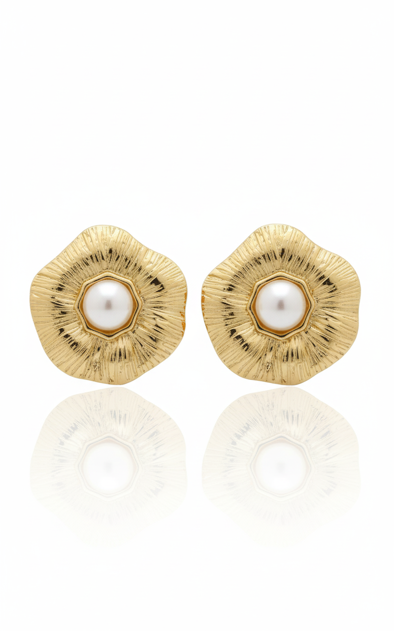 Sunburst Pearl Studs