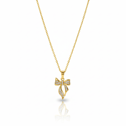 Diamondbow Pendant with Neck Chain