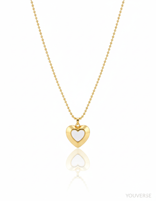 White Heart Pendant