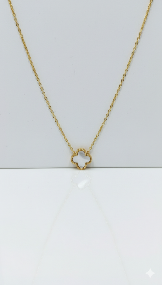 White Clover Necklace