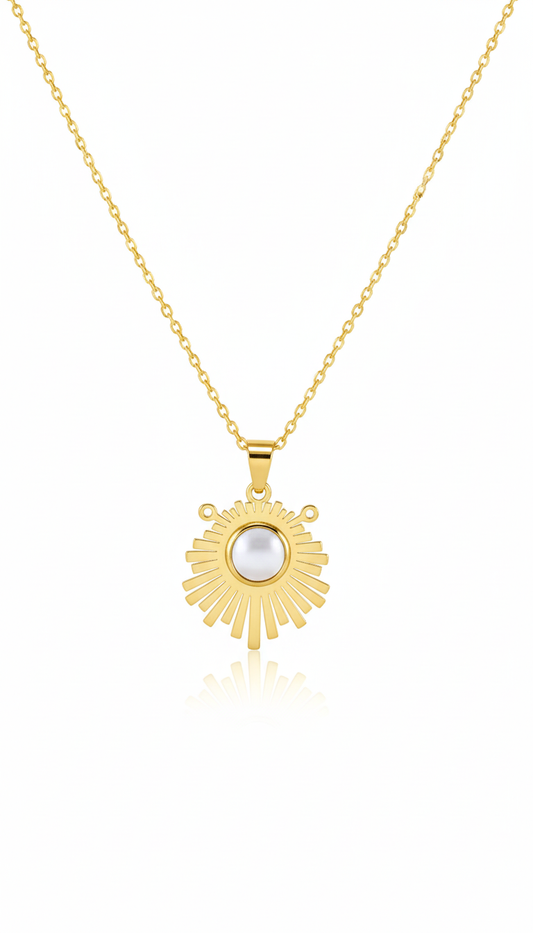 Sunray with white bead
