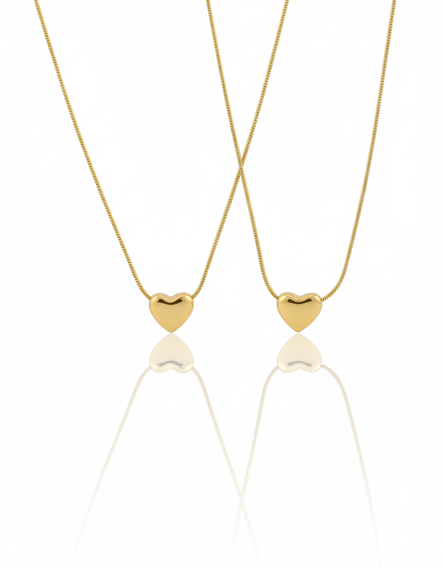 Heart Pendant with Neck Chain