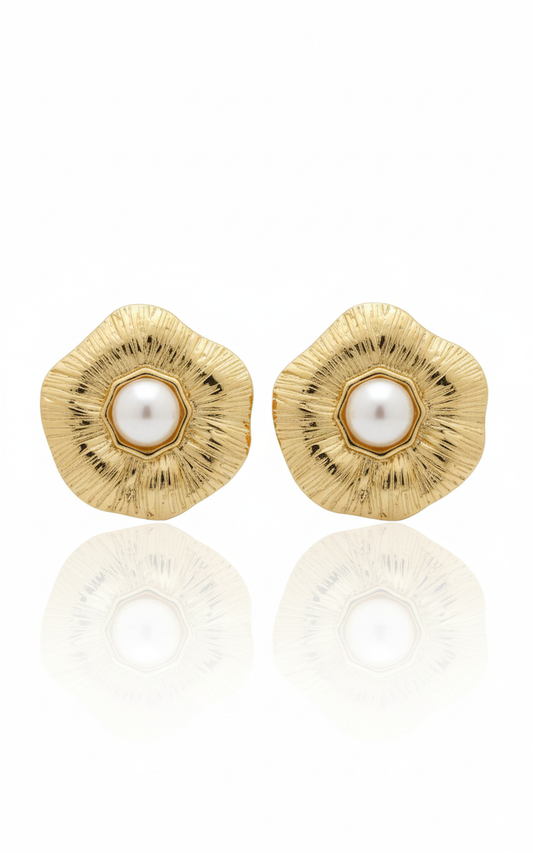 Sunburst Pearl Studs