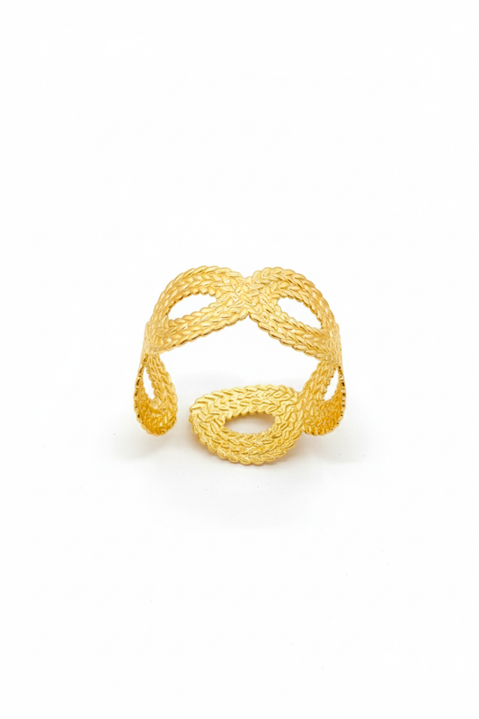 The Woven Golden Cuff